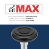 XIKE 10 Pcs 2" Nylon Garage Door Roller 4" Stem,