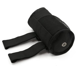 Chikia UTV Roll Bar Cup Holder Accessories Compatible with YAMAHA CFMOTO Polaris Hisun Massimo Axis Coleman Parts,Water Bottle Beverage Drink with velcro straps and mesh pocket(Large)