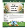 Ginger Lemongrass White Tea (25 tea bags, ZIN: 535251)