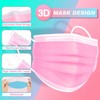 Disposable Face Masks, 50 Pack- 3 Layer Individually Wrapped Masks