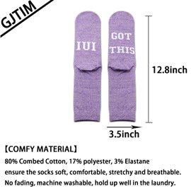 Lucky Gift IUI Got This For Mom/Dad Gift Lucky Fertility IUI Socks Infertility Warrior Gift (IUI CA)