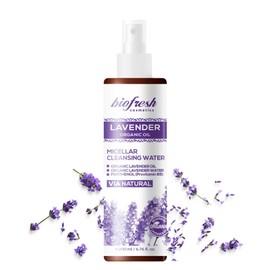 Biofresh cosmetics Via Natural Lavender Micellar Water with Lavender Oil - Face Cleansing & Face Care, Lavender Water with Panthenol, Cleansing the Skin, Skincare 200 ml
