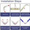 Amefil LED Strip Angle Connector 3 Pin for LED Strip