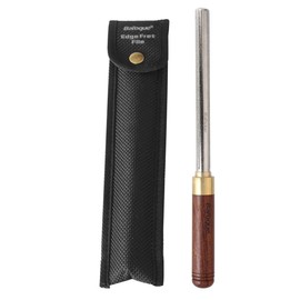 3 in 1 Guitar Fret Crowning Dressing File with Wood Handle Narrow/Medium/Wide 3 Edges Guitar Repairing Fret File Luthier Tool
