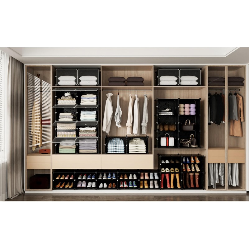 HOMIDEC Shoe Rack Organizer, 8 Tier Shoe Storage Cabinet 48