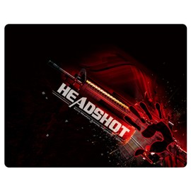 A4Tech Bloody B-070 Negro - Alfombrilla de ratón (Negro, Imagen, Tela, Caucho)
