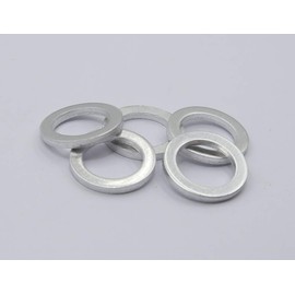 Otois M14 Oil Drain Plug Gasket Crush Ring 21513-23001 Aluminum Washer Compatible with Hyundai Kia Vehicle (5pcs)