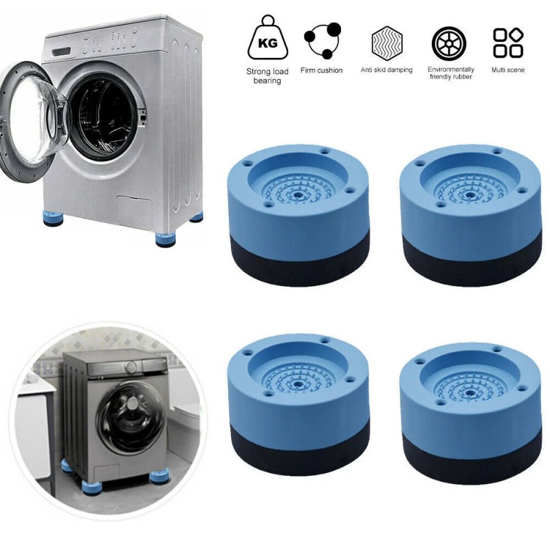 Universal 8PCS Shock and Noise Cancelling Washing Machine Dryer Anti