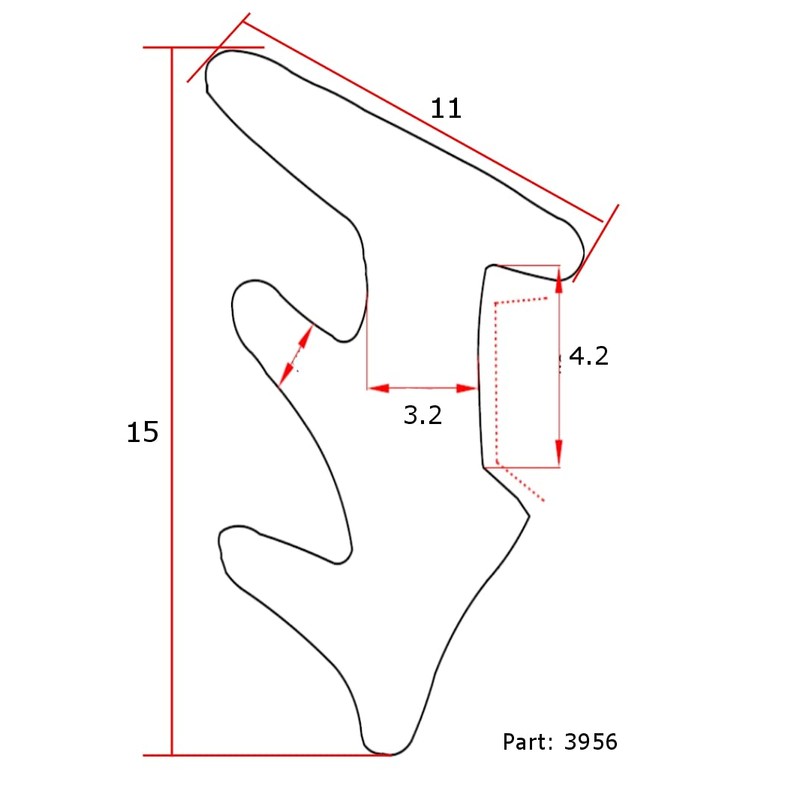 Selecta Plastmo Window Door Wedge Gasket Weather Draught Seal 6mtr