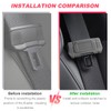 DXNQ 2PCS Car Seat Belt Buckle Covers, Anti-Scratch Silicone Auto
