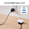 Elecom EC-QA27BK Wireless Charger, 10 W, Qi Standard Compatible, Tabletop,