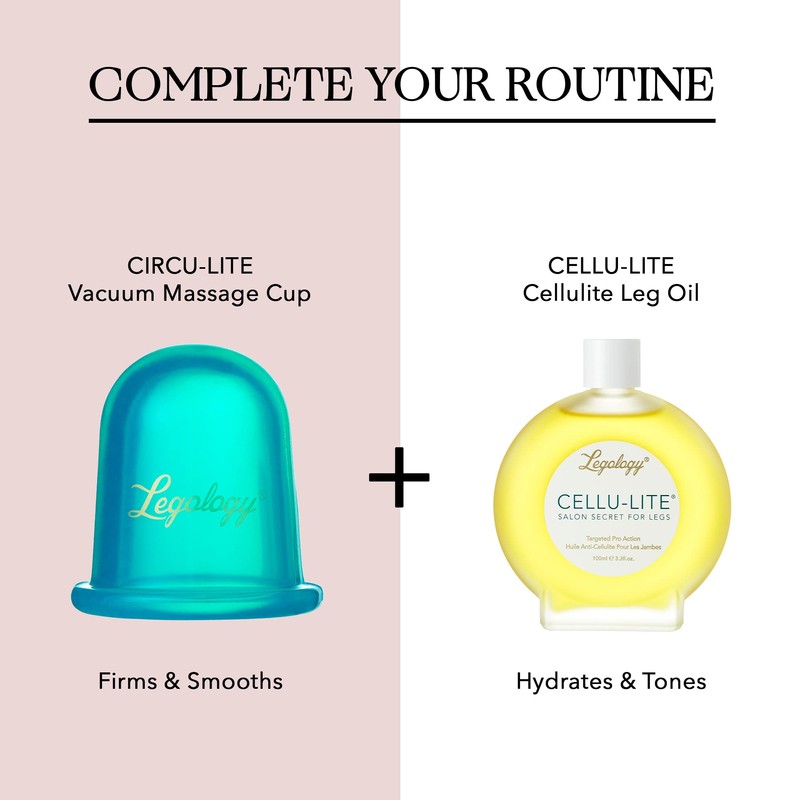 Legology Cellulite Cup, Circu-Lite Vacuum Massage Cupping Therapy For Legs