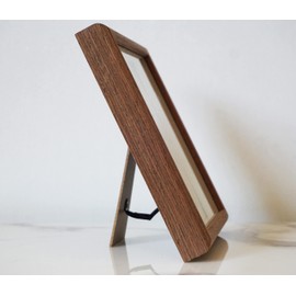 8x8 Wooden Picture Frame, 8x8 Square Picture Frame with 7x7 mat, For Wall and Desktop Display, with Glass (8x8)