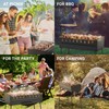 Charcoal Grill for 10 Skewers - Portable Barbecue Kabob Camp