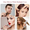 Wall Mounted Lighted Makeup Mirror, Rectangle Double Sided 1X/7X Magnifying