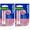 Labello 2x Labello Liposan Soft Rose Caring Lip Balm With