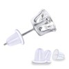 Clear Earring Back 5 mm Silicone Clear Earring Clutch Safety