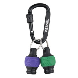 Vessel QB-22K2GV Ball Grip Quick Catcher, Set of 2 (Green & Violet) Bit Holder