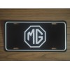 MG Car Auto license plate vanity plate metal wall sign