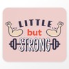 Fabulous Little But Strong Dumbbells Muscle Workout Mauspad Rosa –