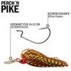 PERCH`N PIKE Chatterbait Fishing Lure Set with Box, 7 g/13