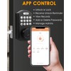 Tinewa 1 Pack Smart Keypad Door Lock with Handle,Keyless Entry