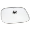 UPKOCH 12.2 Inch Tempered Glass Kitchen Pot Lid with Handle