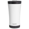 Leitz WOW Travel Mug, Stainless Steel, Thermal Insulation for Hot