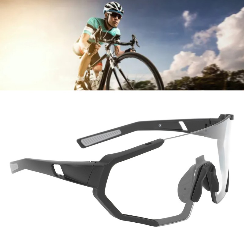 Cycling Glasses Color Changing Impact Resistant Eye Protection Lightweight Outdoor