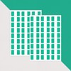PAPERZIP - Nigeria Flags – 48 Stickers for Business, Schools,