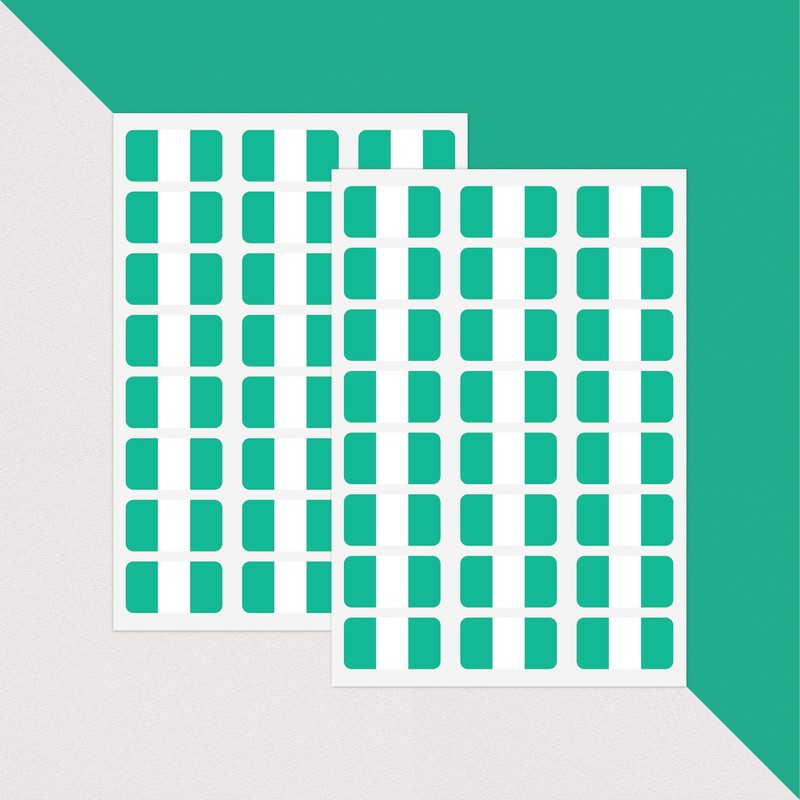 PAPERZIP - Nigeria Flags – 48 Stickers for Business, Schools,