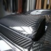 AUIMSOCO 1ftx5ft Premium 7D Gloss Black Carbon Fiber Vinyl Wrap