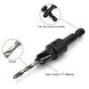 NORTOOLS Countersink Bit TCT Wood Drills Woodworking Chamfer Counter with