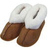 Harrys-Collection Lambskin Slippers in 5 Colours - brown, size: 38