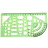 6 Pcs Plastic Measuring Templates Set Building Formwork Stencils Geometric