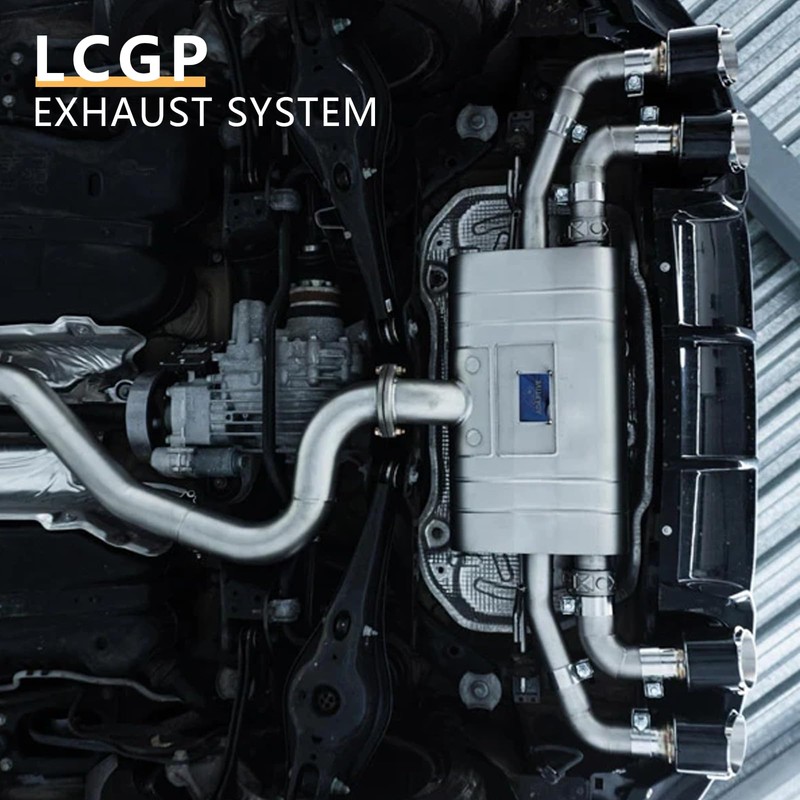 LCGP 2.25 Inch Exhaust Pipe, Mild Steel Custom Mandrel Exhaust