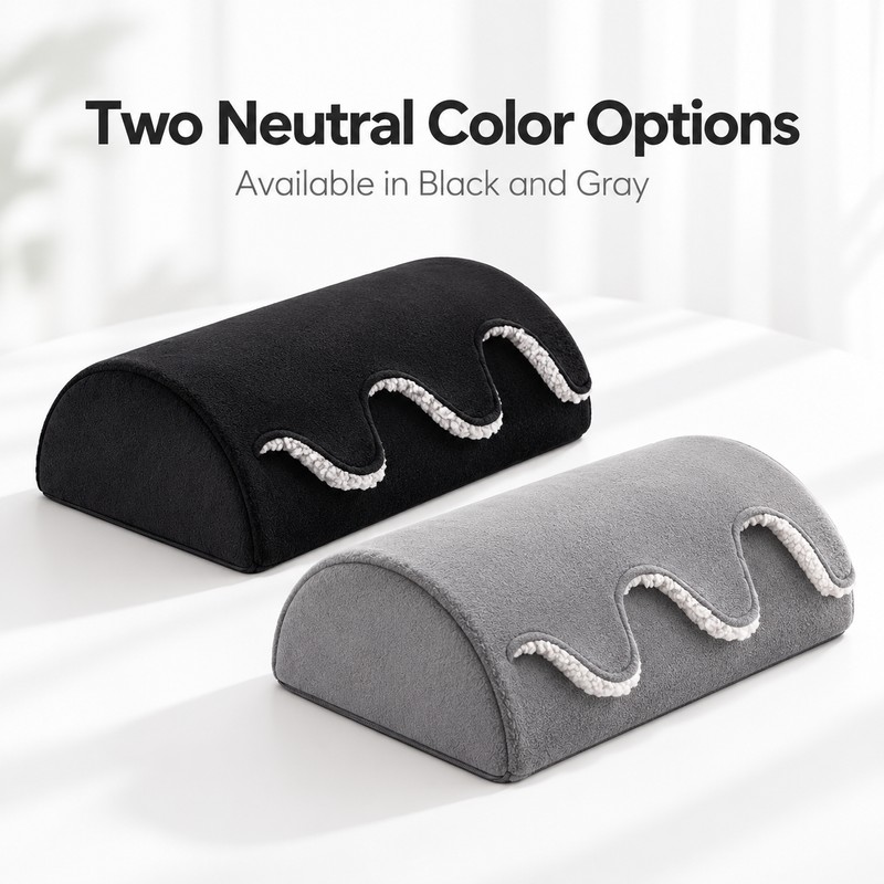 Under Desk Footrest with Warm Foot Pockets – Soft Rotatable