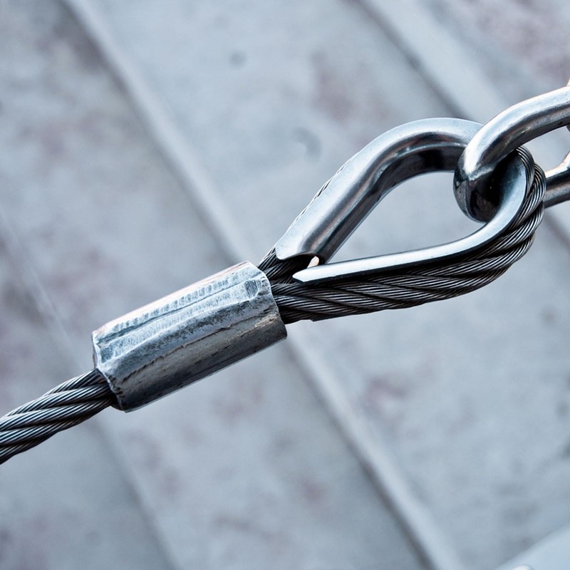 sourcing map 5/16" 8mm Aluminum Crimping Loop Sleeve Single Round