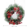 Christmas Wreath Hand Made Simulation Pine Cone Wreath Christmas Gift