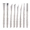 Kit Profesional de Pedicura, 8 Piezas de Limas de Acero