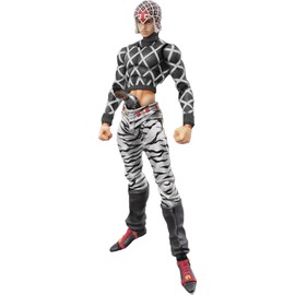 Super Action Figure, JoJoJo's Bizarre Adventure Part 5, "Guido Mr. & S P Ver.BLACK", Approximately 5.9 inches (150 mm) & 1.2 inches (30 mm) PVC & ABS & Nylon Painted Action Figure