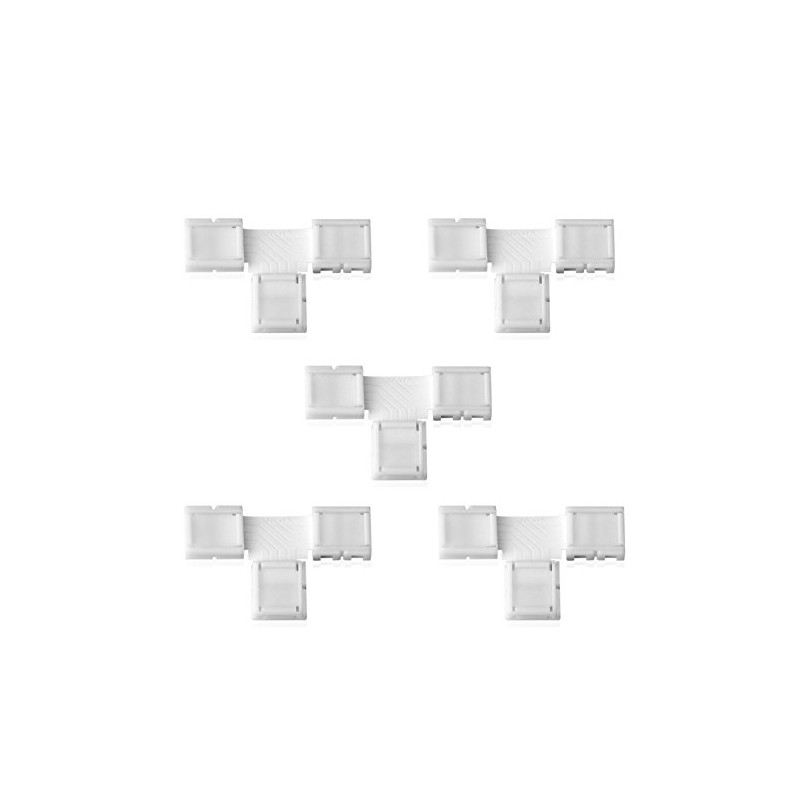 SIENOC (5PK T LED Strip bar quick connector)