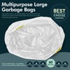 PAMI Tall 13-Gallon Kitchen Drawstring Trash Bags [60 Pack -