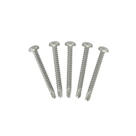 WRS Square Drive Self Drilling Stainless Steel Screws - #8 x 1-1/2" - 50 Pack
