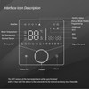 Smart Thermostat Knob Design LCD Color Display Panel Digital Thermostat