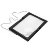 A4 Size Reading Magnifying Glass with LED Light and Stand