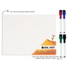 Inkdotpot Double Sided Plain White Dry Erase Drawing Lapboard for