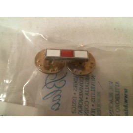 Blackinton a7422 commendation bar pin red and white police badge