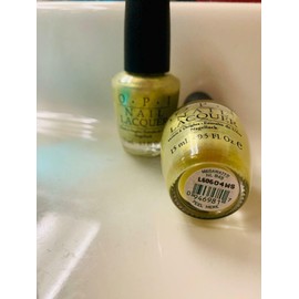 OPI Nail Polish Lacquer Megawatt?! NL B45 Green Label Full Size Lot Set of 2 NEW