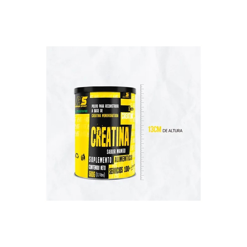 Hs Hiper Sports Creatina Monohidratada 500g 100servs
